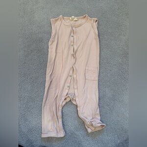 Kyte baby Pink Button-Up Romper